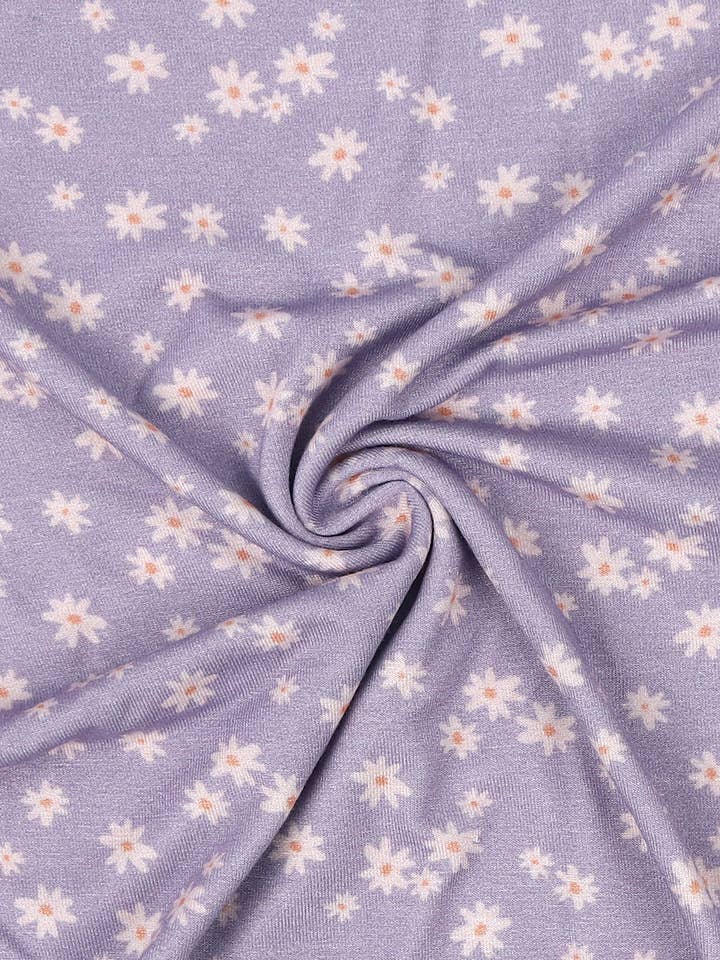 Cozy Dreamerz – Conjunto de pijama - Crianças por atacado – Lilac Posies - Conjunto Aconchegante de 2 Peças3
