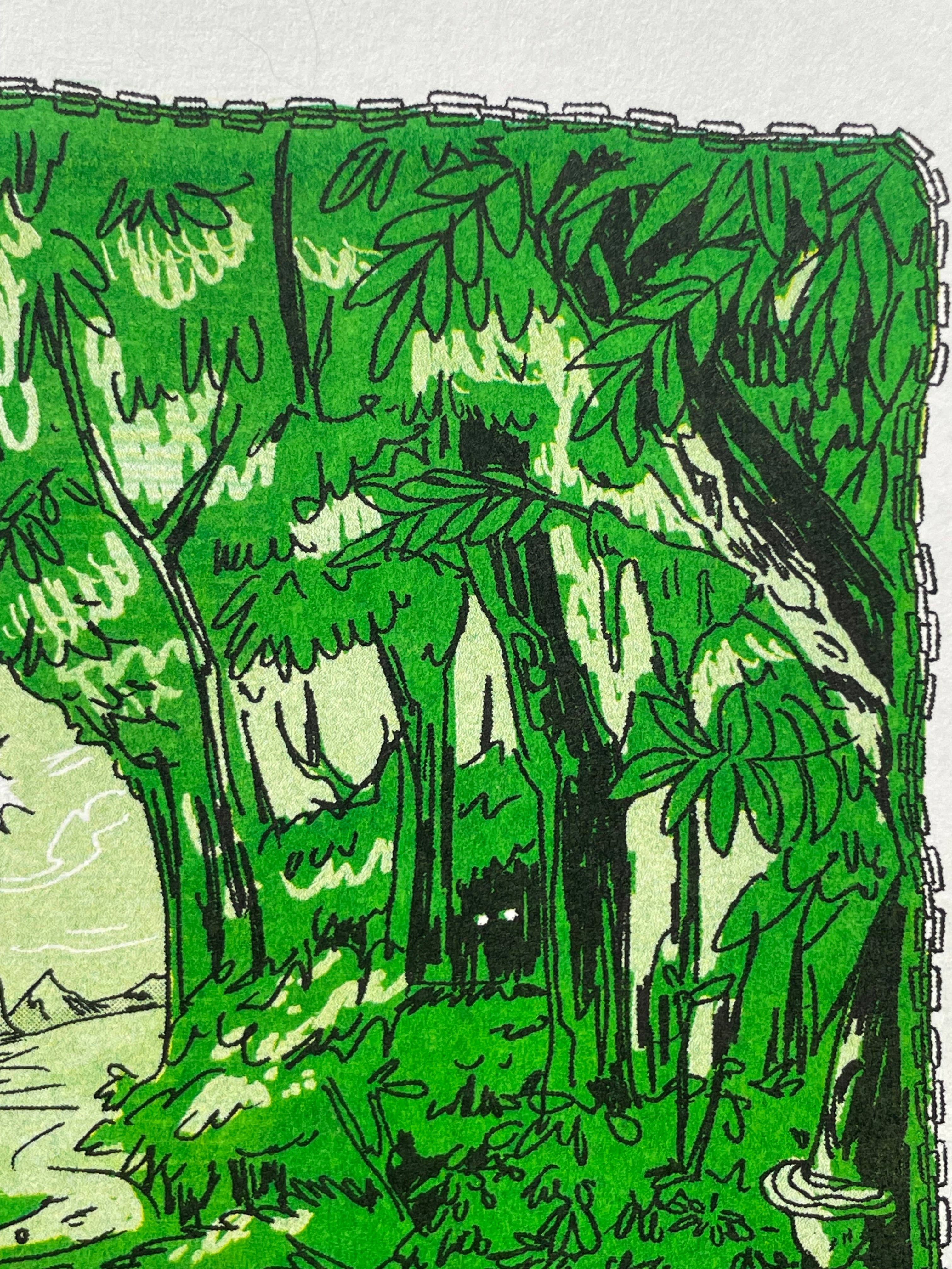 coralroot - Wholesale Art Print - Lord of the Rings Riso Print3