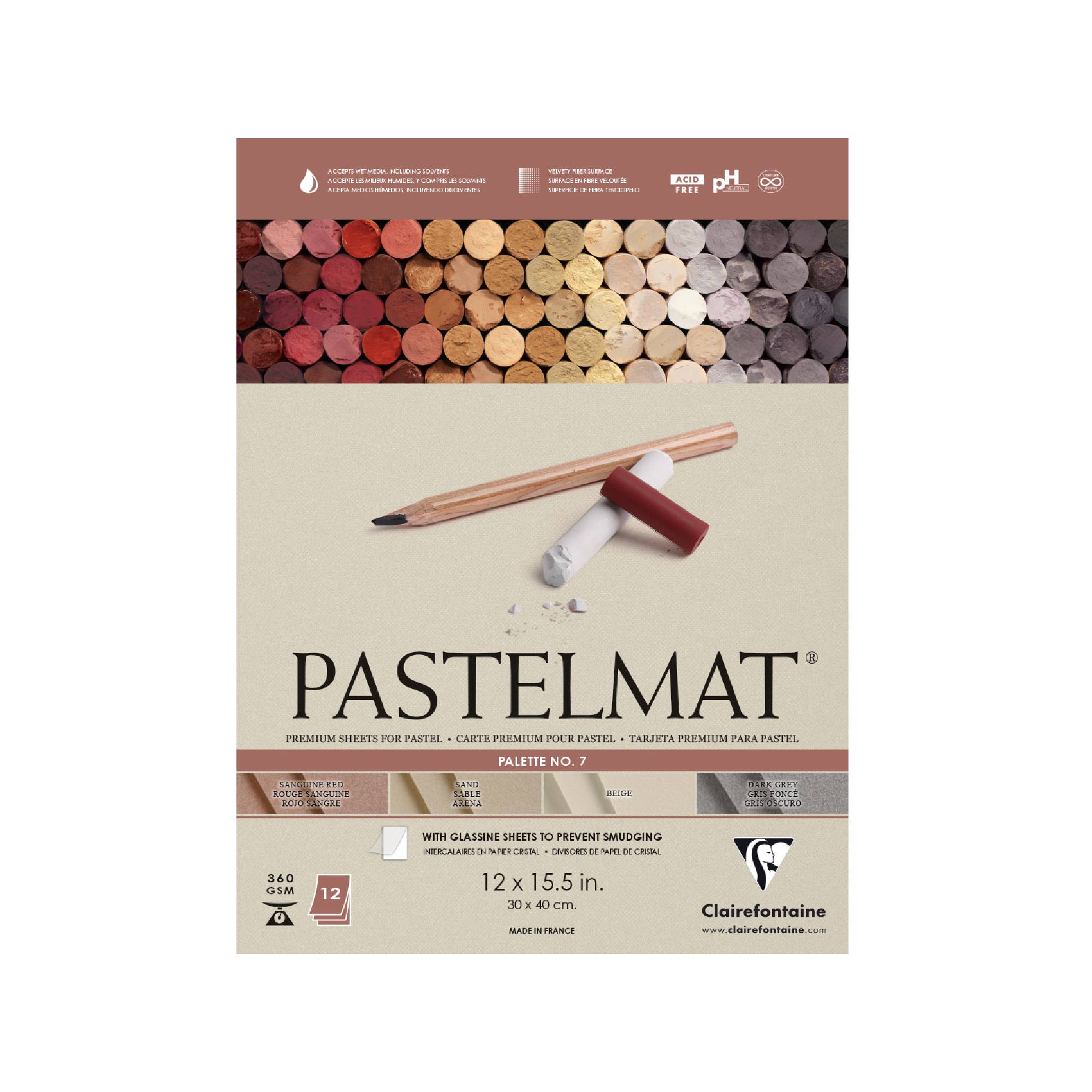 Exaclair - Wholesale Sketchbook/Sketchpad - Pastelmat Premium Textured Paper Pads For Pastel14