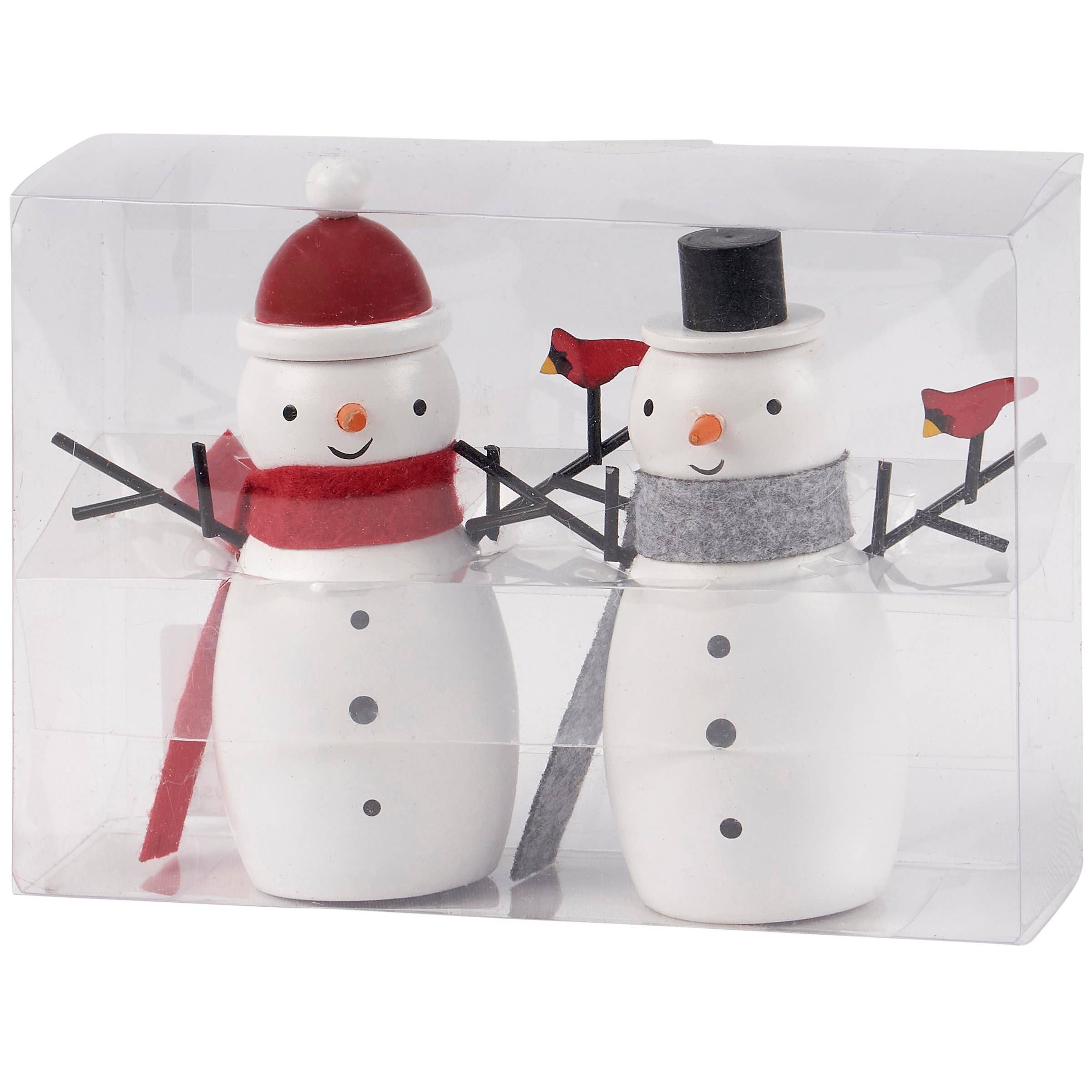 Primitives by Kathy - Wholesale Decorative Figurine - Snowmen Figurine Set3