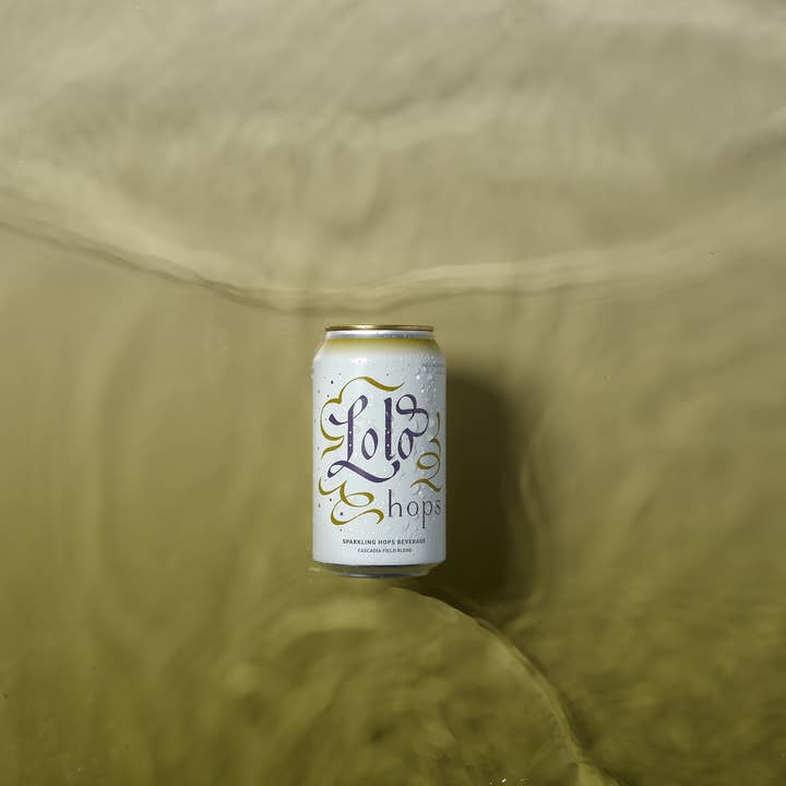Lolo Hops - Wholesale Non-Alcoholic Aperitif/Mocktail - 12 Cans - Lolo Cascadia Field Blend Sparkling Hops Beverage