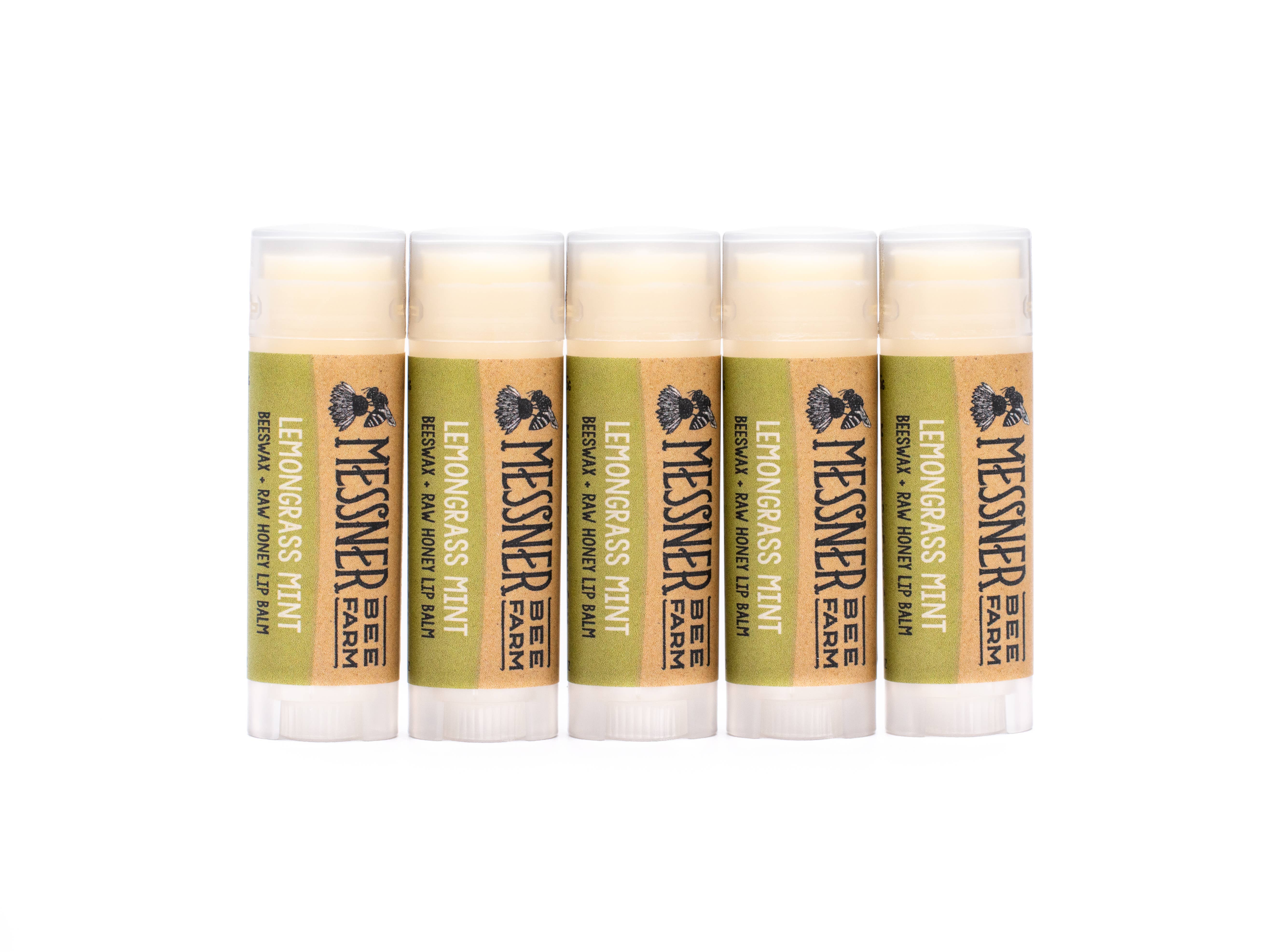 Messner Bee Farm - Wholesale Lip Balm - Lemongrass Mint Lip Balm2