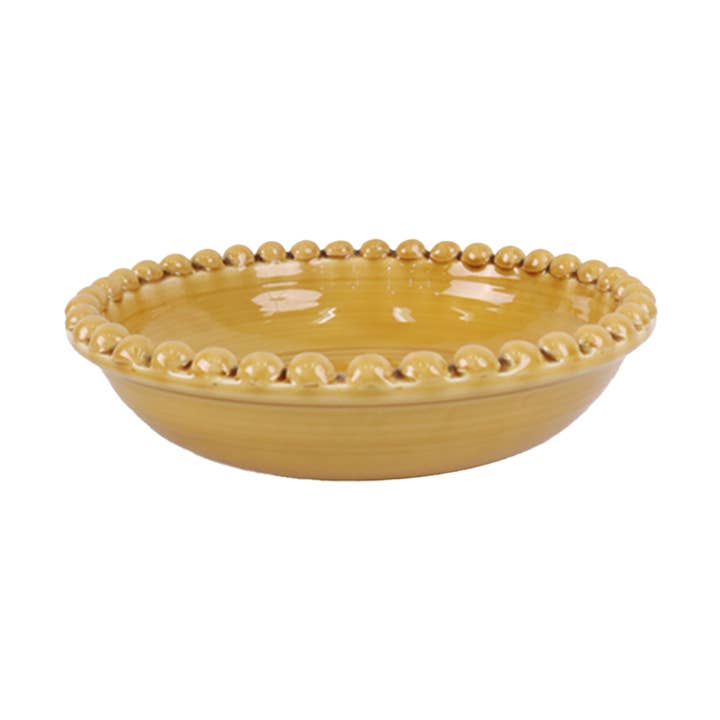 Saffron beaded centerpiece D34 H9.5cm for wholesale by Opjet Paris