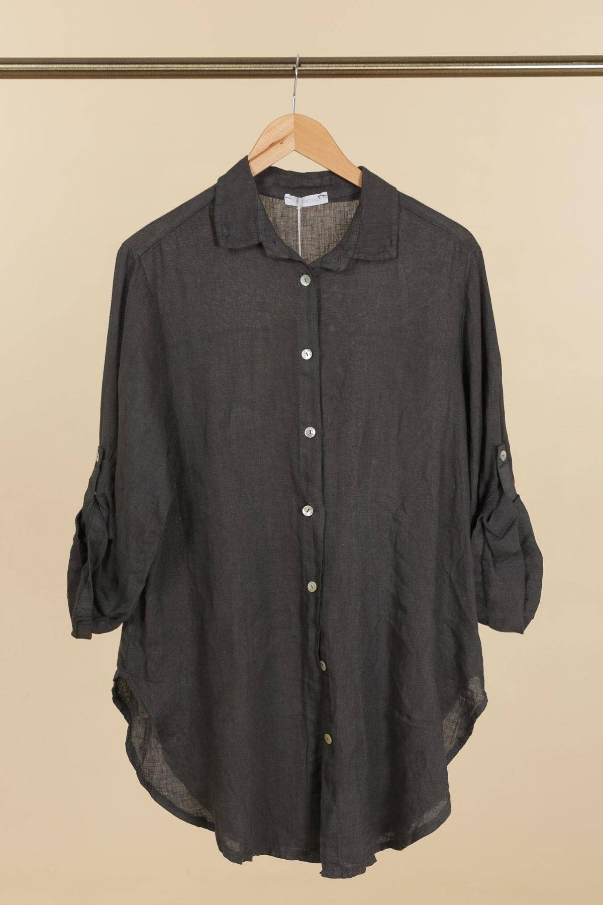 la maison des fibres naturelles - Wholesale Button Down Shirt - Women's - 100% linen shirt 6201594