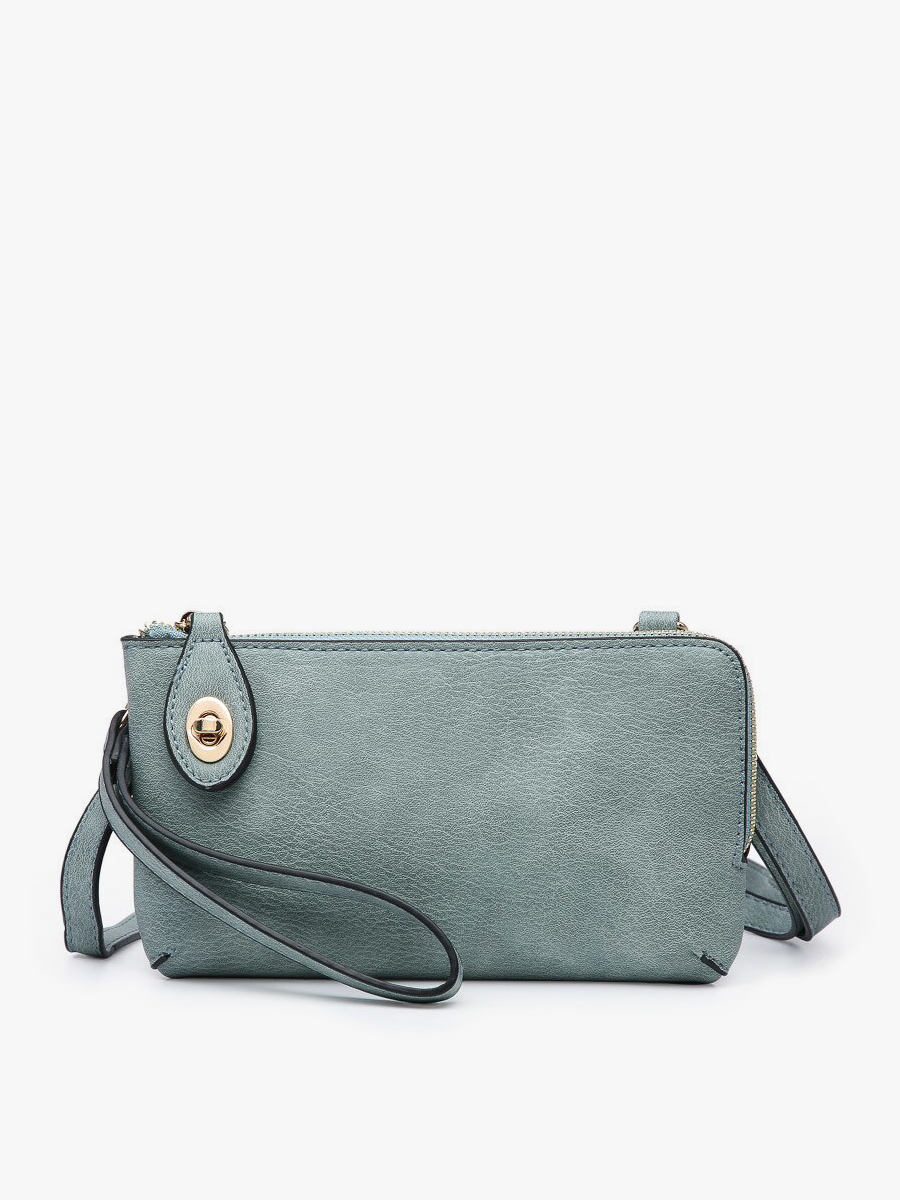 Jen & Co. – bolsa tiracolo - Mulher por atacado – M1818 Kendall Crossbody/pulseira com fecho de torção55