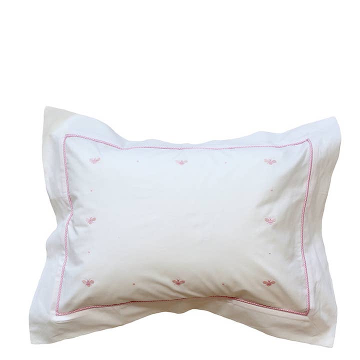 Boudoir Pillow Sham Baby Bees In Pink for wholesale by Gordonsbury