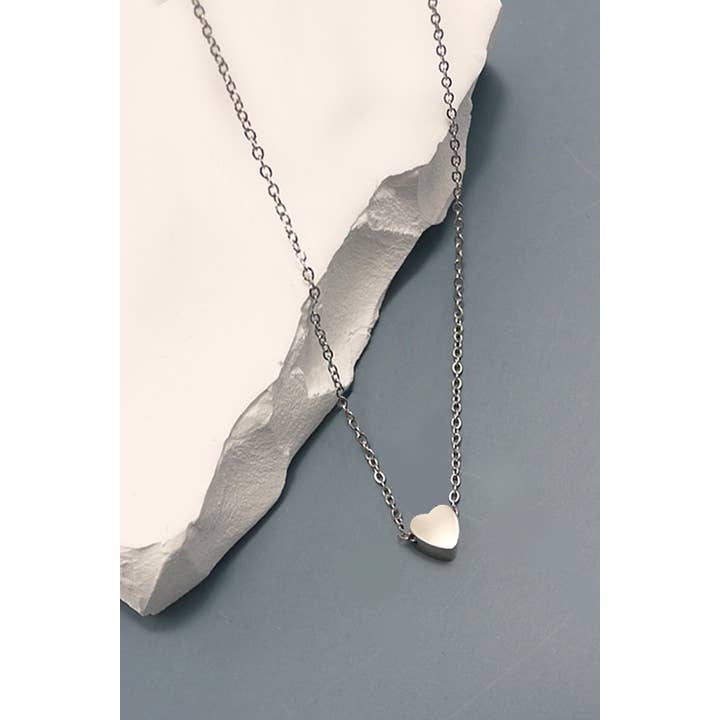 JOSSLYN by wall to wall - Wholesale Pendant/Charm Necklace - STAINLESS STEEL WATERPROOF TARNISH FREE NECKLACE | 40NK323
