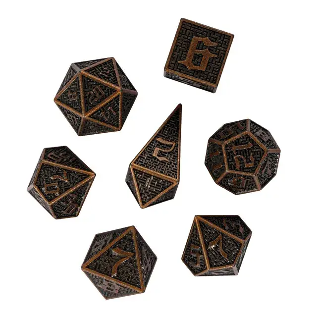 Cultivation Games - Wholesale Dice - Labyrinth Metal Dice (16mm)2