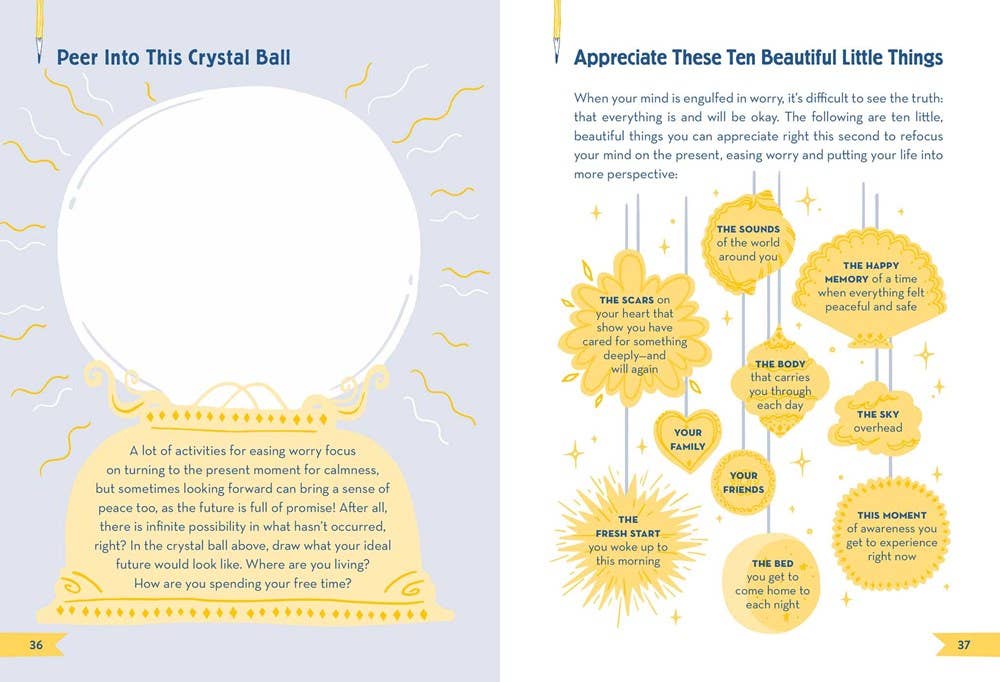 Microcosm Publishing & Distribution - Wholesale Journal/Diary - No Worries Workbook: 124 Lists, Activities, and Prompts2