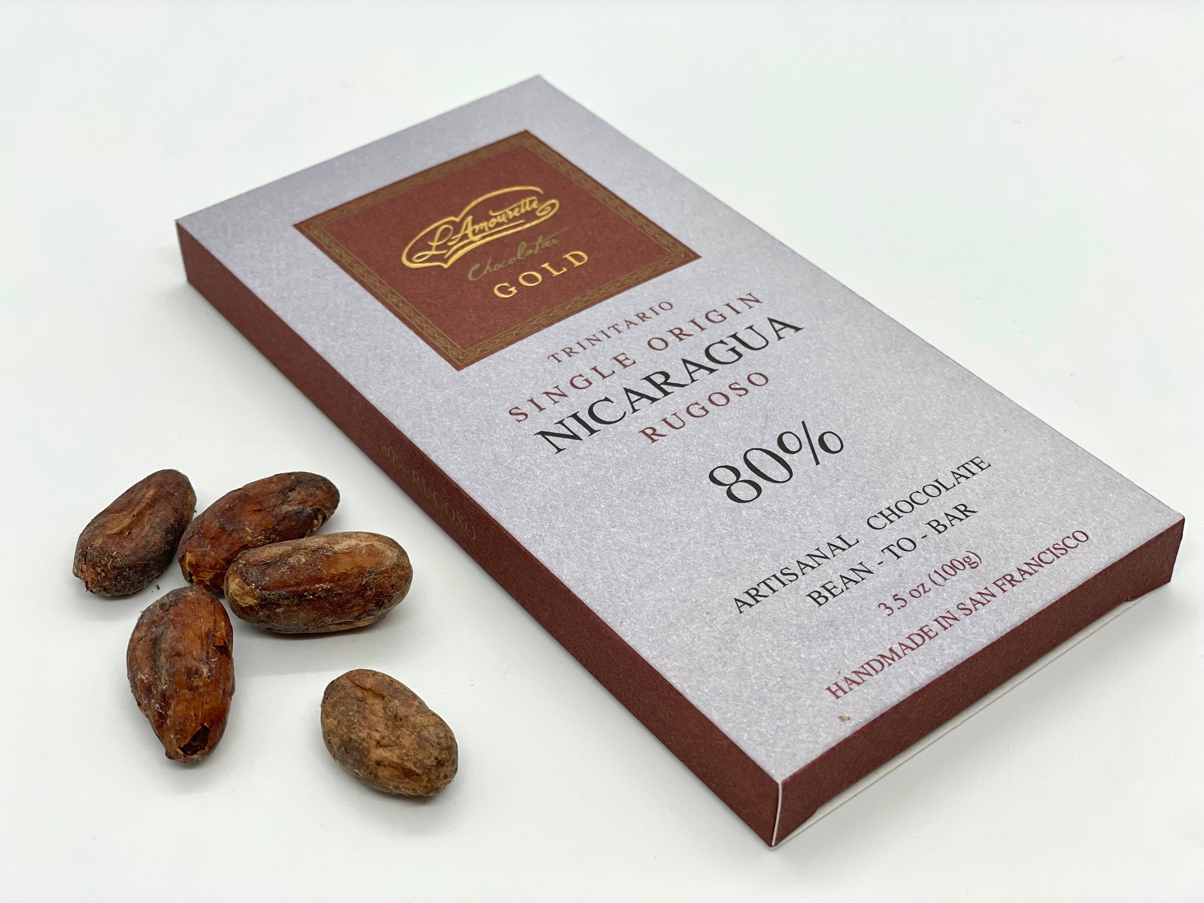 L'Amourette Chocolat - Wholesale Chocolate Bar - 80% Dark Chocolate Rugoso (Nicaragua) Single origin1