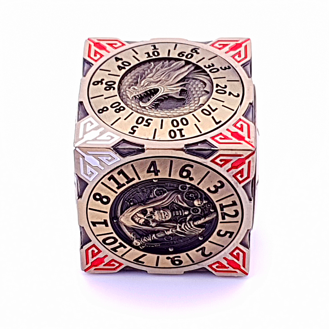 Tabletop Dominion Limited – Dados por atacado – Talismã do Destino | Rodador de Dados | Bronze1