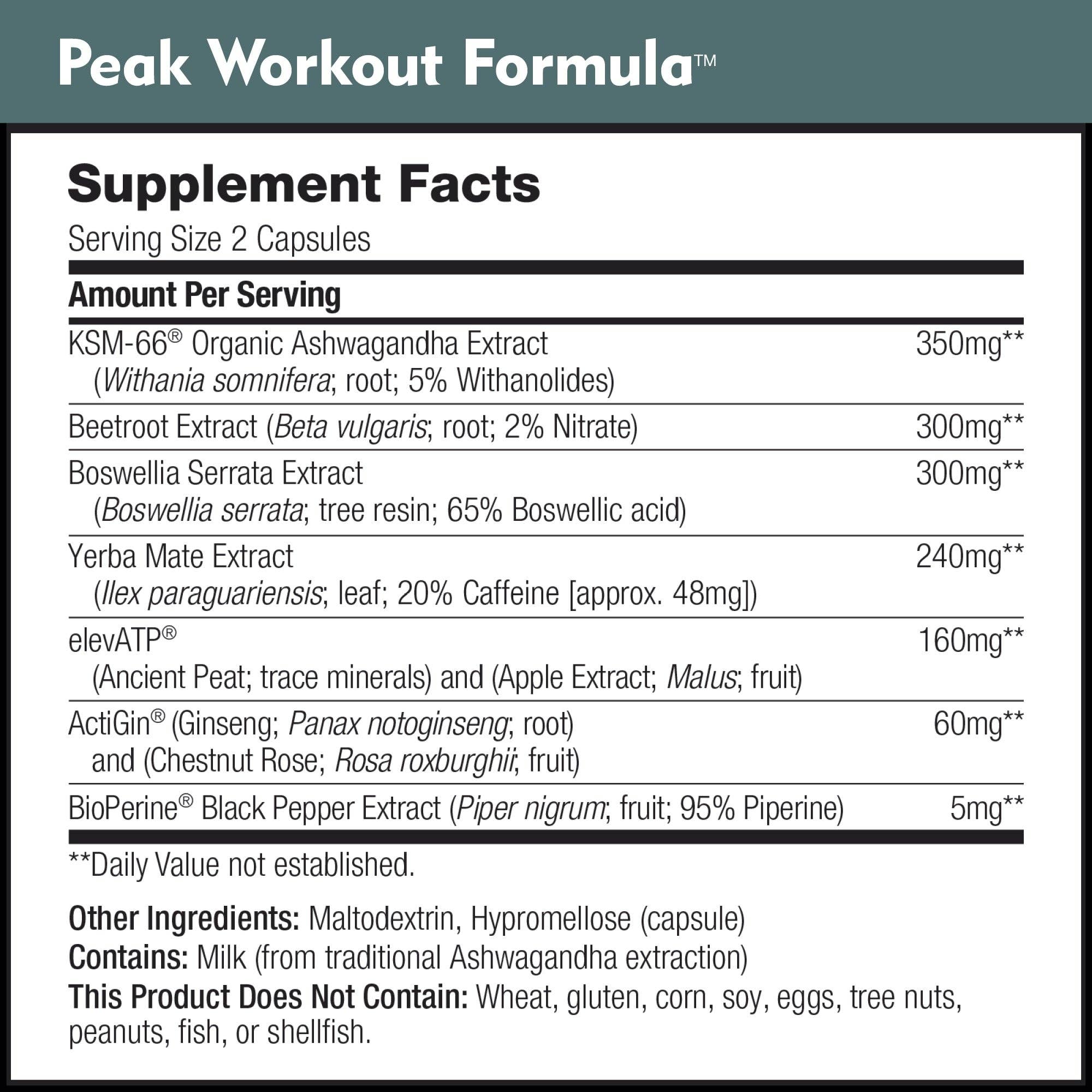 Daily Nutra – wholesale Oral supplement/vitamin – PEAK Workout Formula4