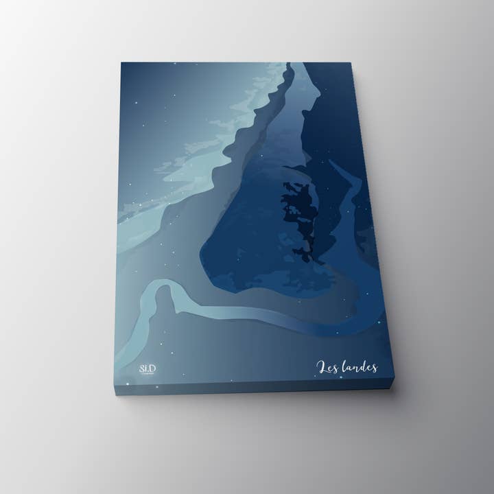 Si.D - Wholesale Art Print - Les Landes by night1