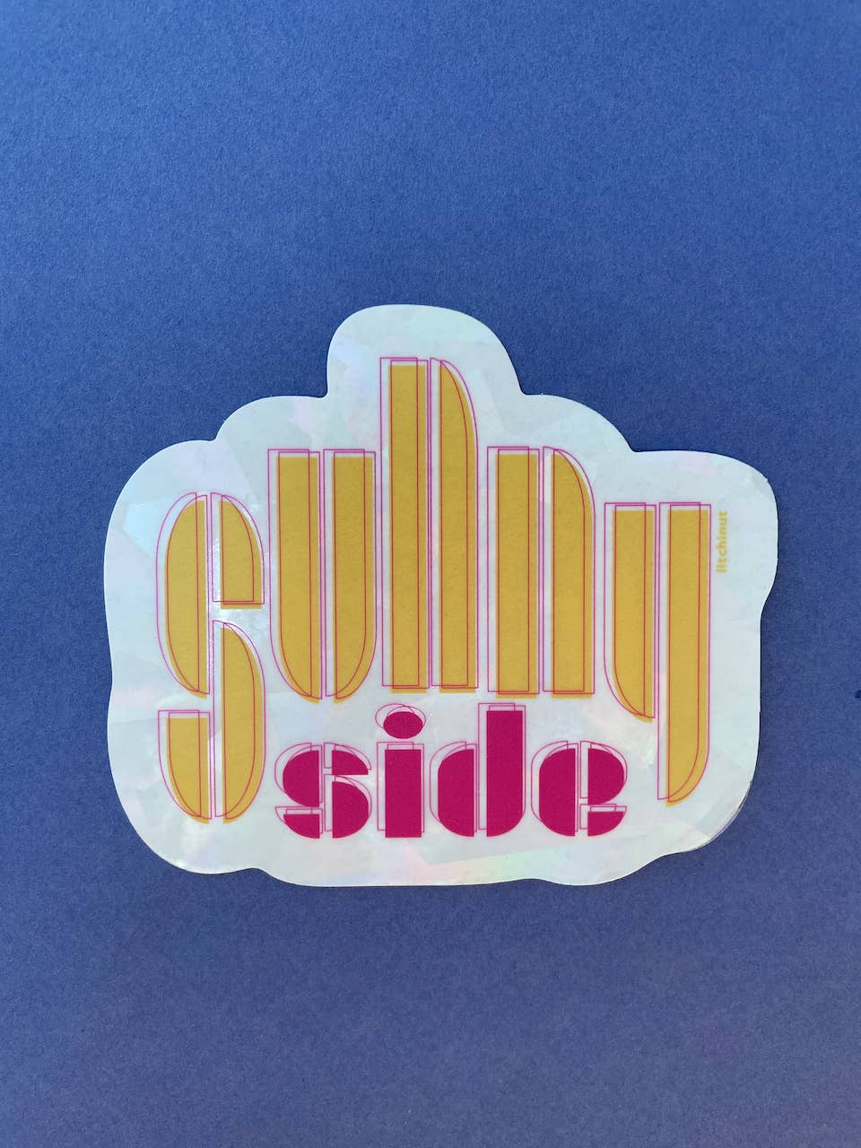 litchinut studios - Wholesale Suncatcher - Sunnyside Rainbow Maker Sun Catcher Sticker1