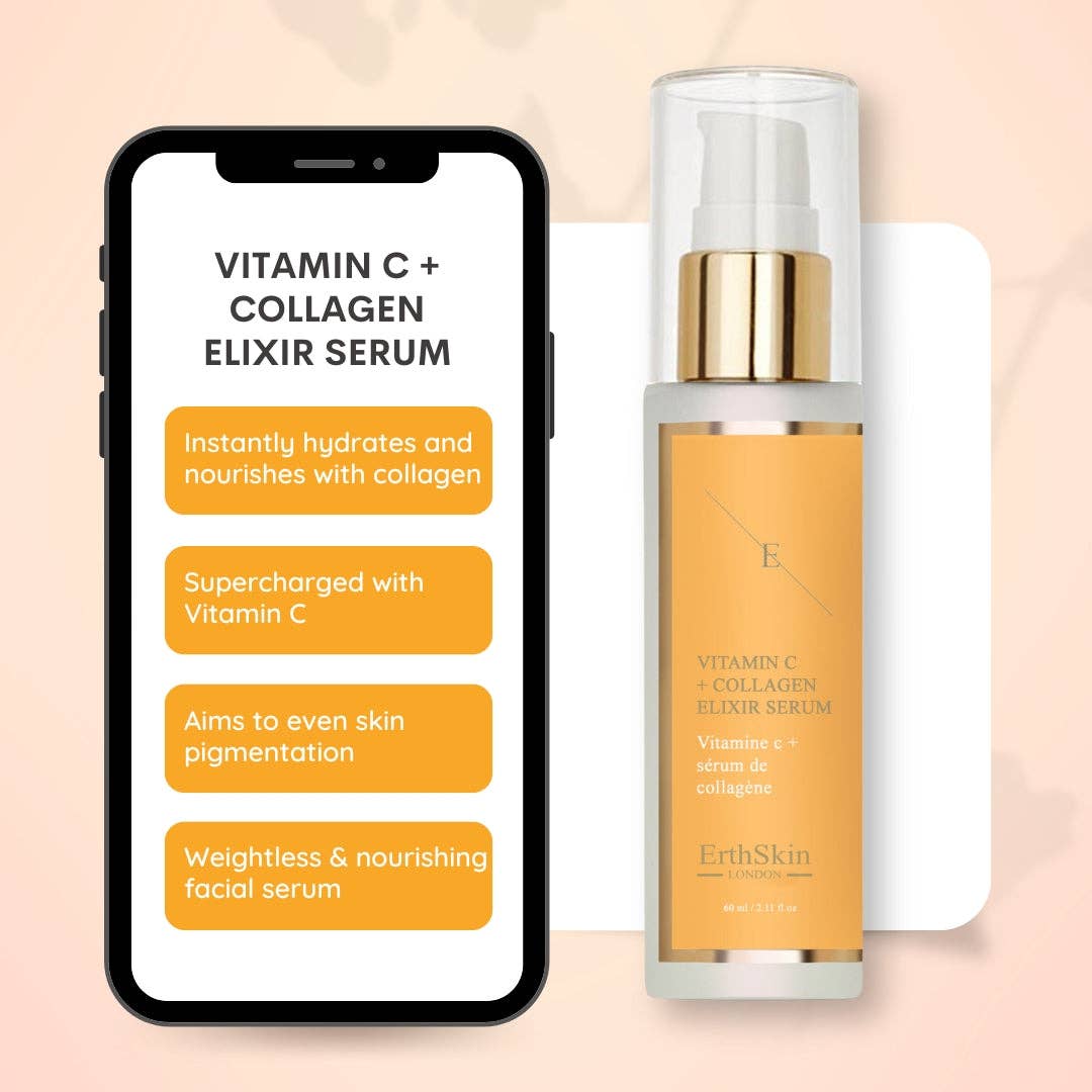 Eclat Cosmetic Ltd - Wholesale Gezichtsserum/concentraat - VITAMINE C+COLLAGEEN ELIXER SERUM 60ML2