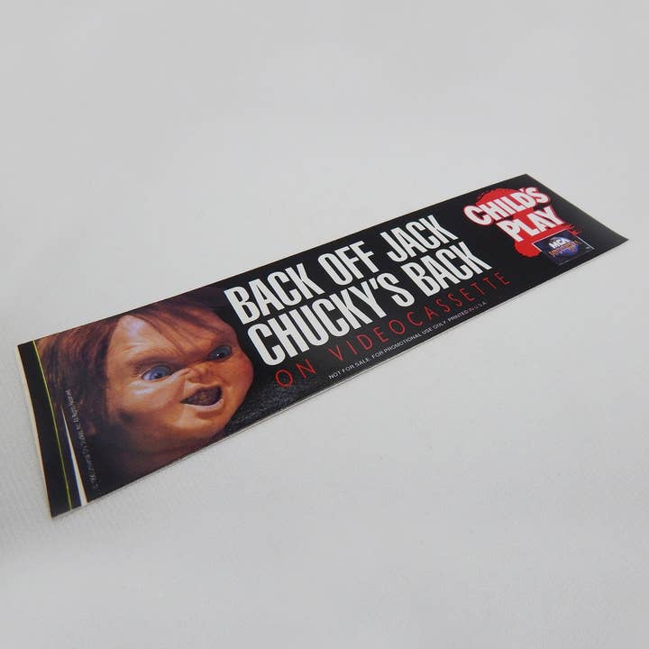 Hungry Ghost Press - Wholesale Sticker - Vintage Child's Play Bumper Sticker
