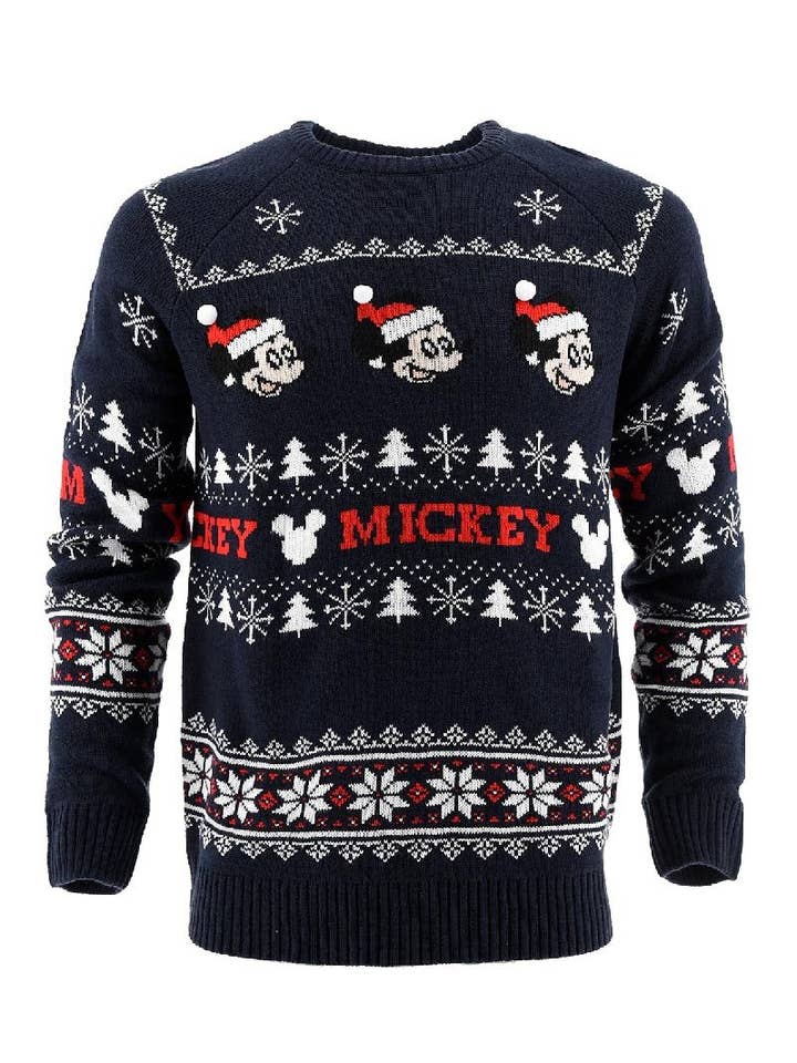 Felpa natalizia Mickey Mouse per la vendita all'ingrosso da parte di POPBUSTERS