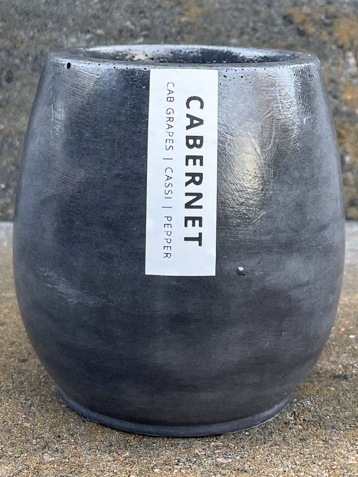 Cabernet 8oz Concrete Candle - Wine for wholesale by Paige Kayla