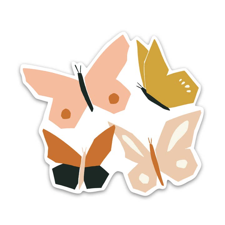 Butterfly Magic Sticker for wholesale by Solmade Studio