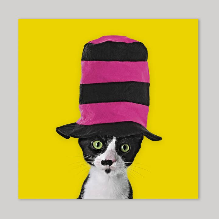 Carte de vœux Top Hat pour la vente par Icon