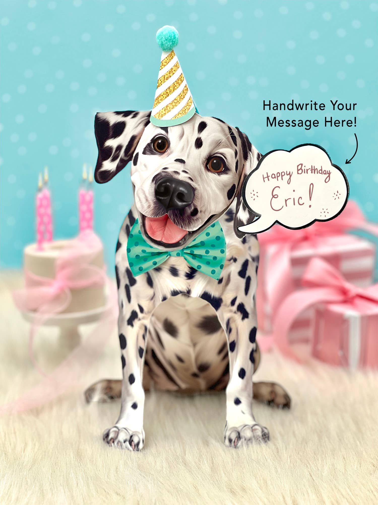 FreshCut Paper LLC - Wholesale Everyday Greeting Card - Dalmatian (6 Pop-up Greeting Cards)3