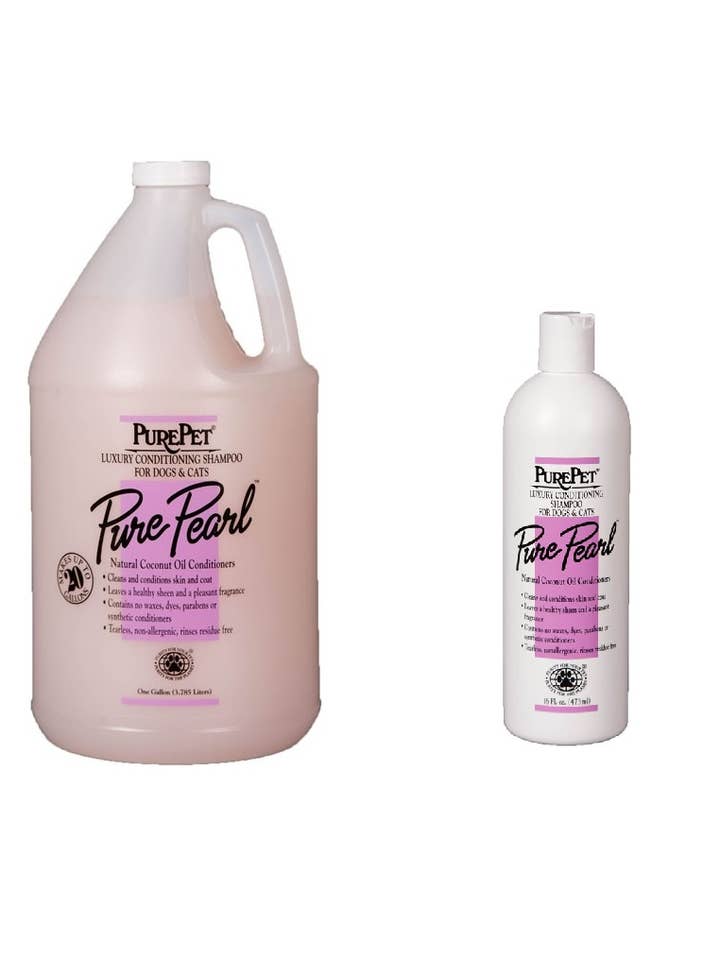 Pure Pearl luksusplejeshampoo til hunde og katte for engroshandel hos PurePet