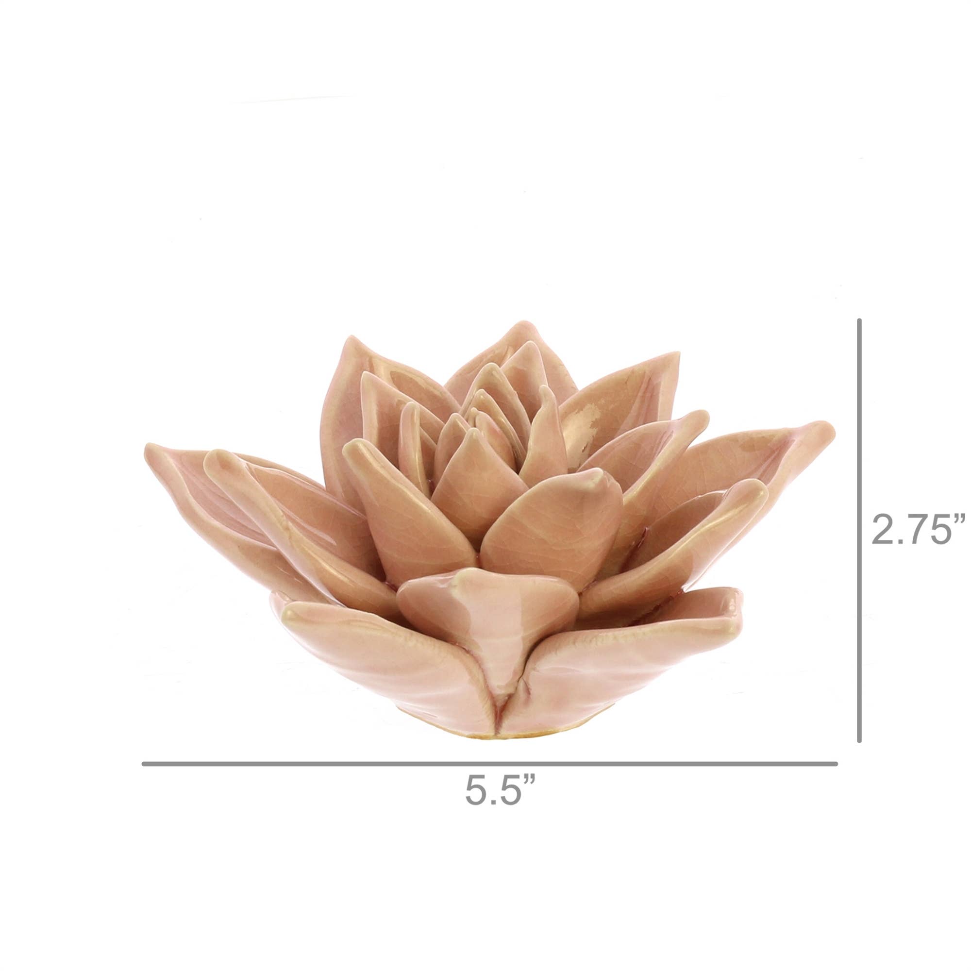 HomArt - Vendita all'ingrosso Piante artificiali - Ceramica Piante Grasse - Blush1