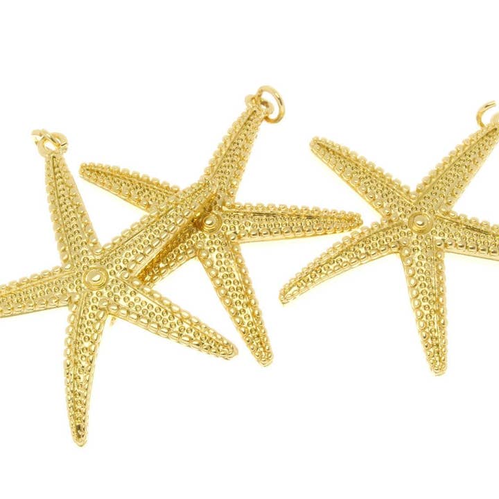 Pendentif et Charme Étoile de Mer Grande en Or 18k CPG2545 pour la vente par Jewel Pledge