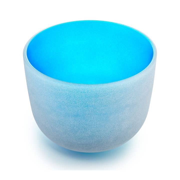 Earths Elements Wholesale - Wholesale Meditation Supplies - Crystal Singing Bowl - Blue, 10" Note G