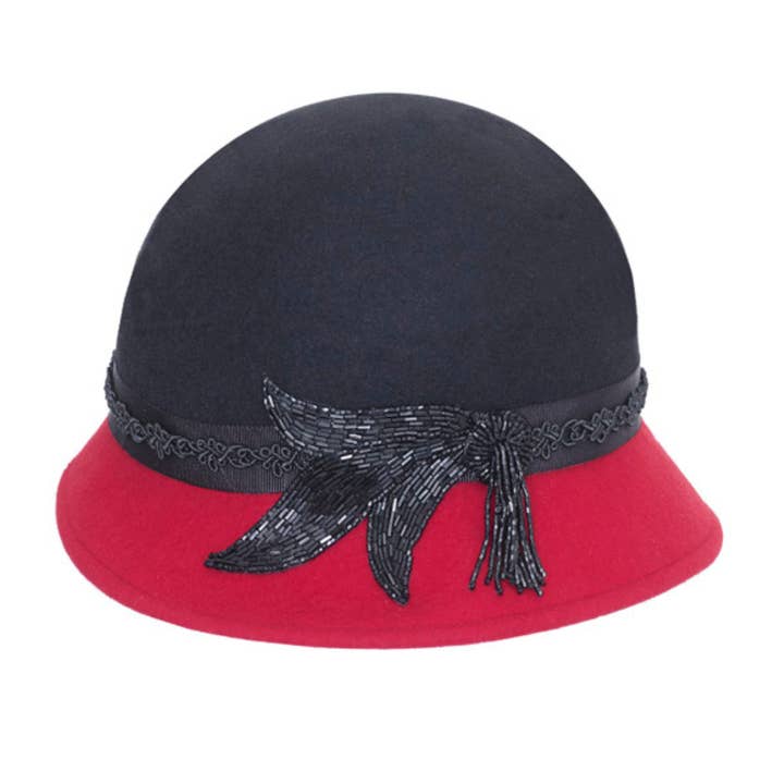 Vintage Tassel Cloche for wholesale by Toucan Hats/Carole Amper Inc.