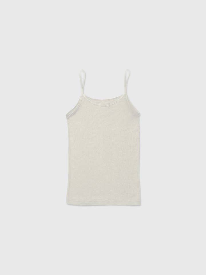 MINI LILA - Wholesale Knit Top - Women's - Organic Merino Wool and Silk Woman Spaghetti Top1