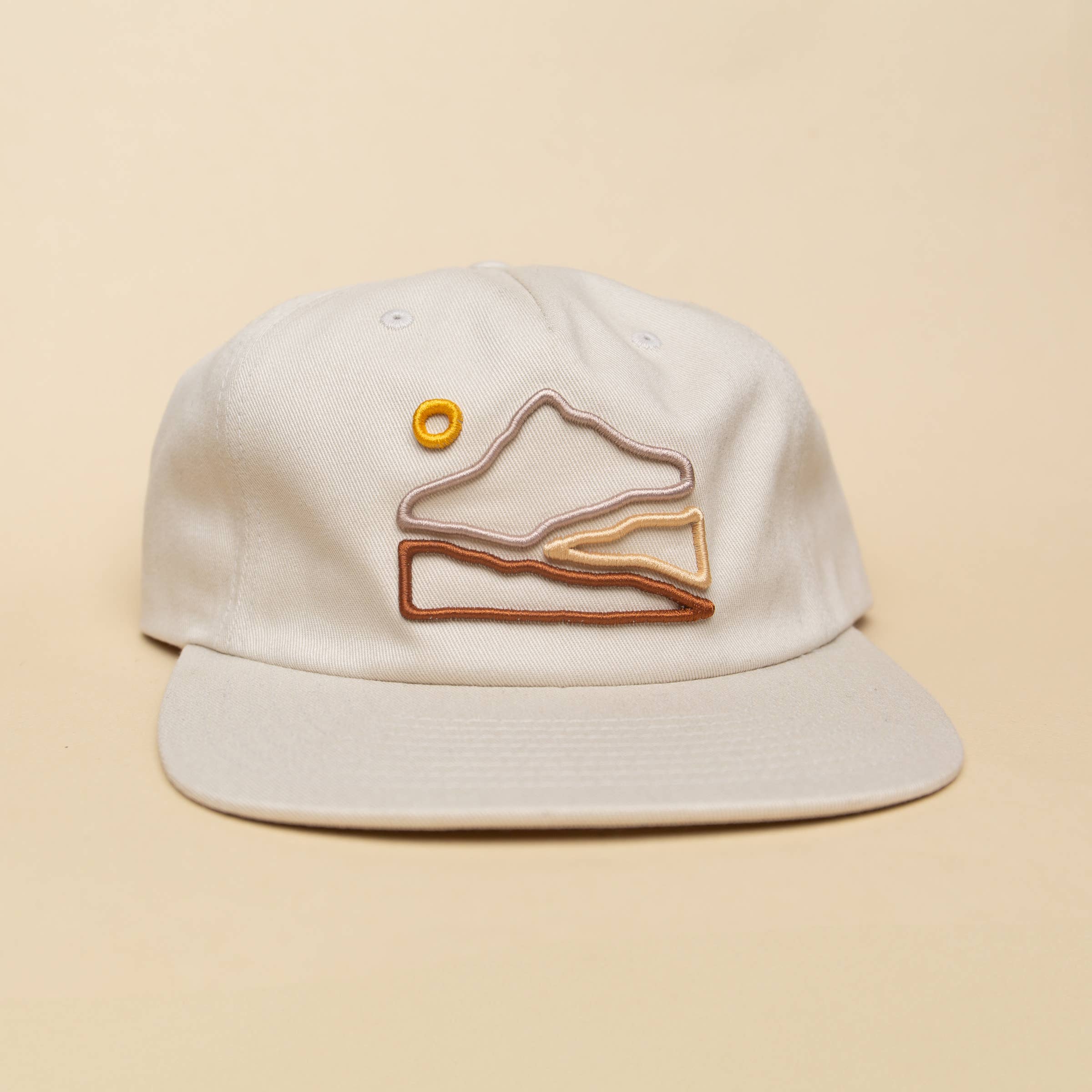 Tender Loving Empire - Wholesale Flat Brim Cap - Unisex - Mountainscape Hat (White)