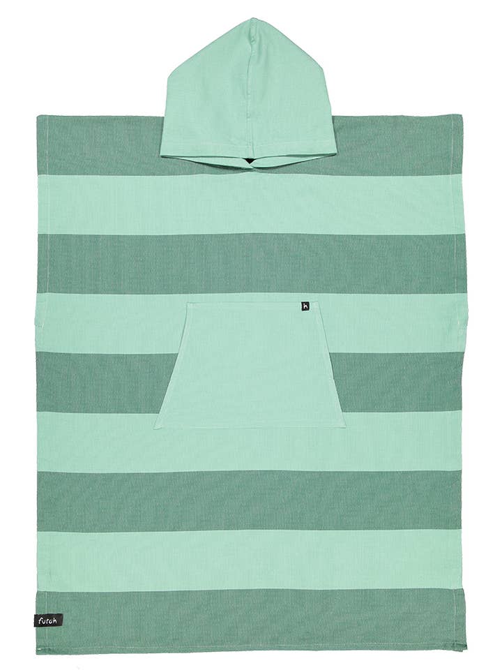 Futah – Engroshandel Overtøjsponcho – Mænd – Futah grøn poncho i 100% bomuld til voksne