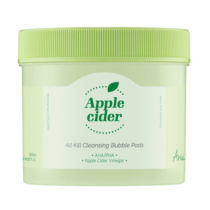 Ariul Apple Cider All Kill Cleansing Bubble Pads Makeup Remover 60ea for wholesale by YOLA BEAUTY