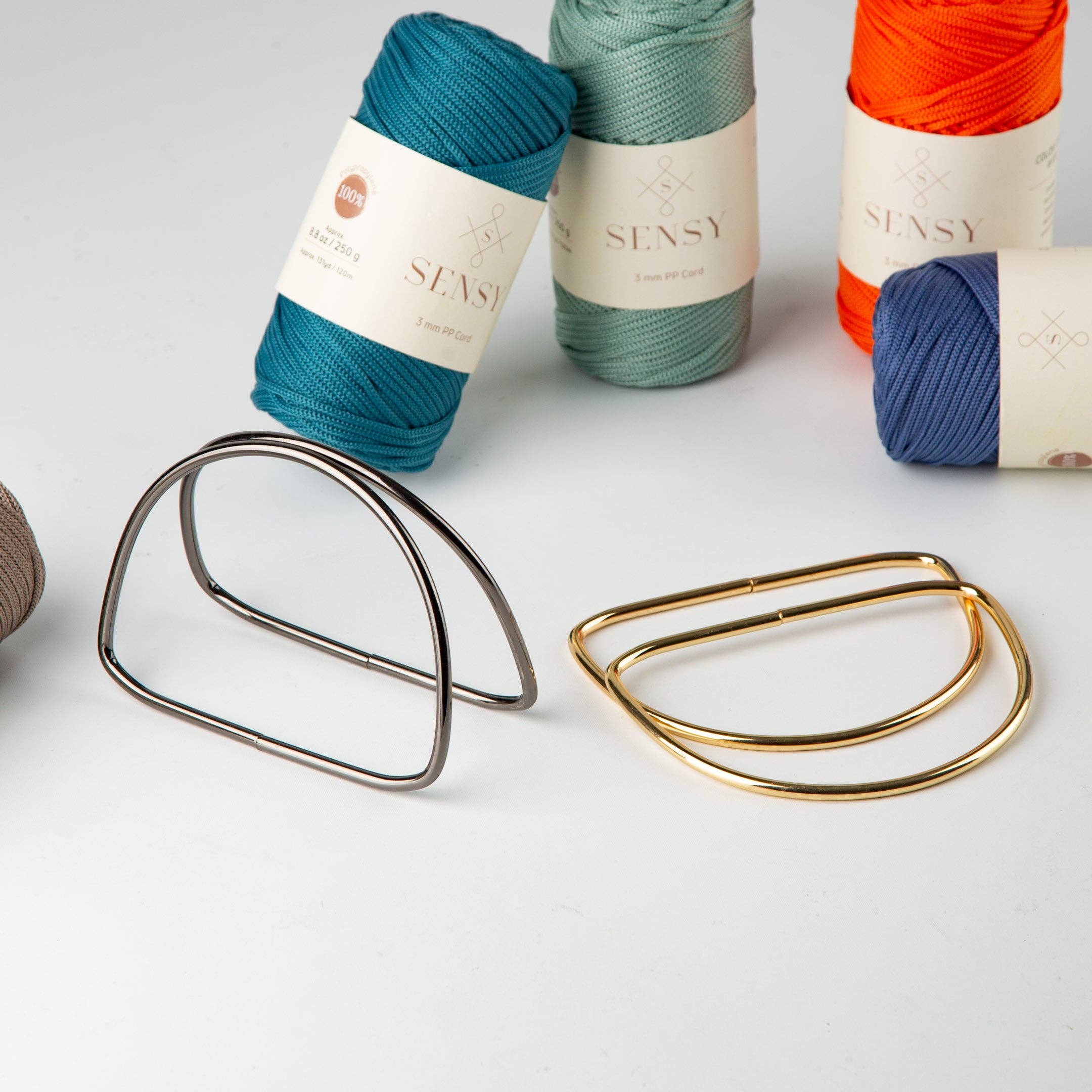 Sensy - Wholesale Knitting/Crochet Supplies - Metal Bag Handle - D Shape5