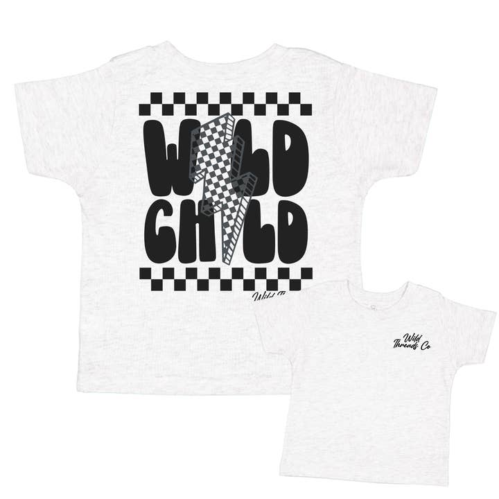 Wild Child Lightning Bolt Tee for wholesale by Wild Threads Co