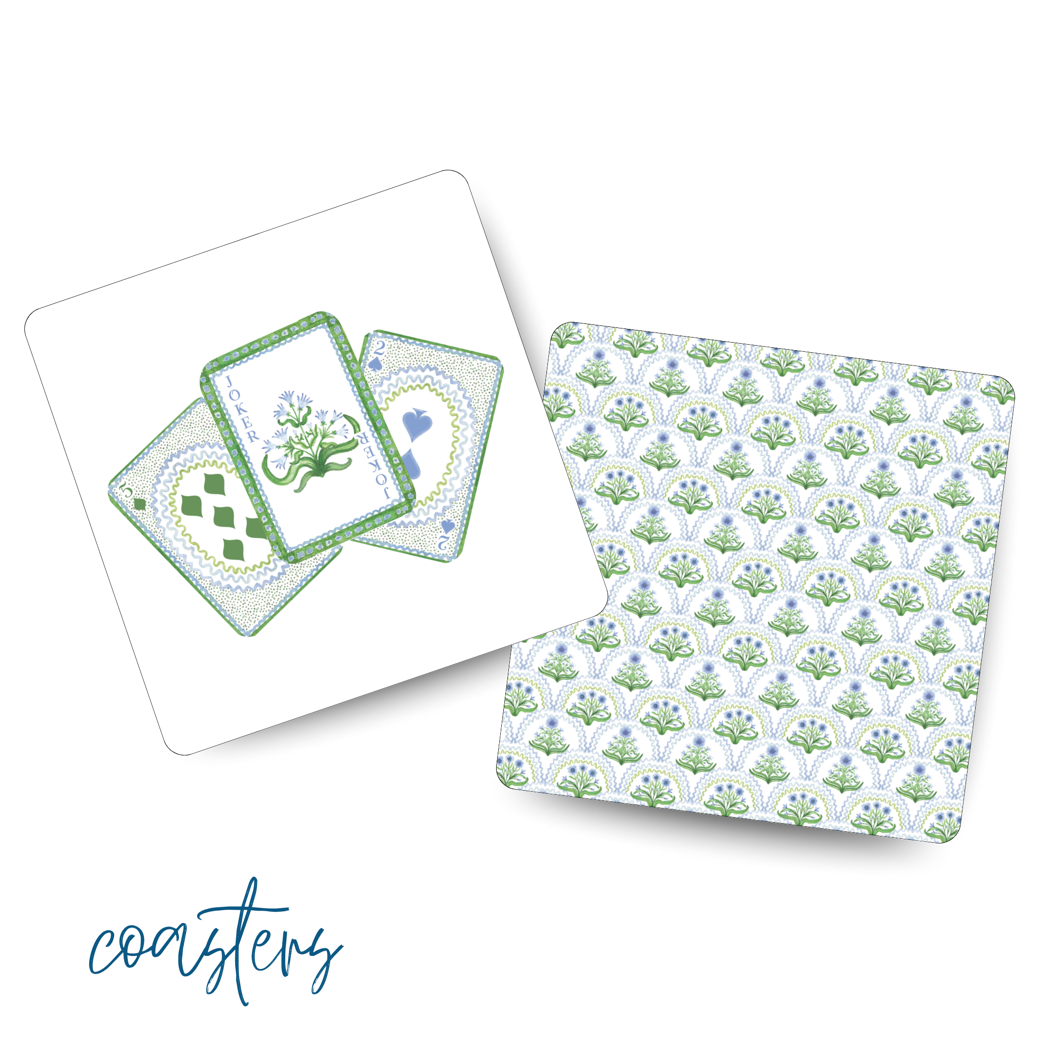 Busy Bee Gift - Wholesale Disposable Coasters - Canasta Playing Card Coasters - Thick Paper0