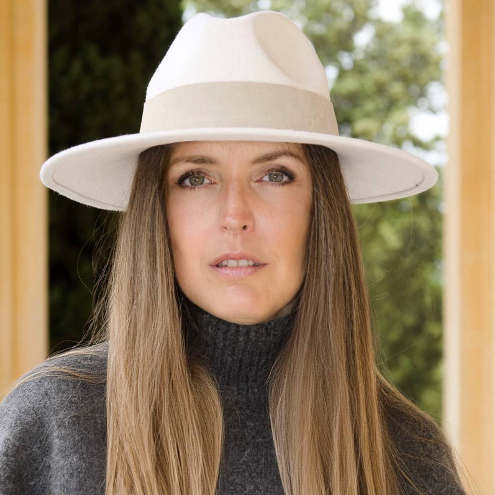 TRAVAUX EN COURS... - Wholesale Fedora - Unisex - WIDE BRIM HAT - leather braid25