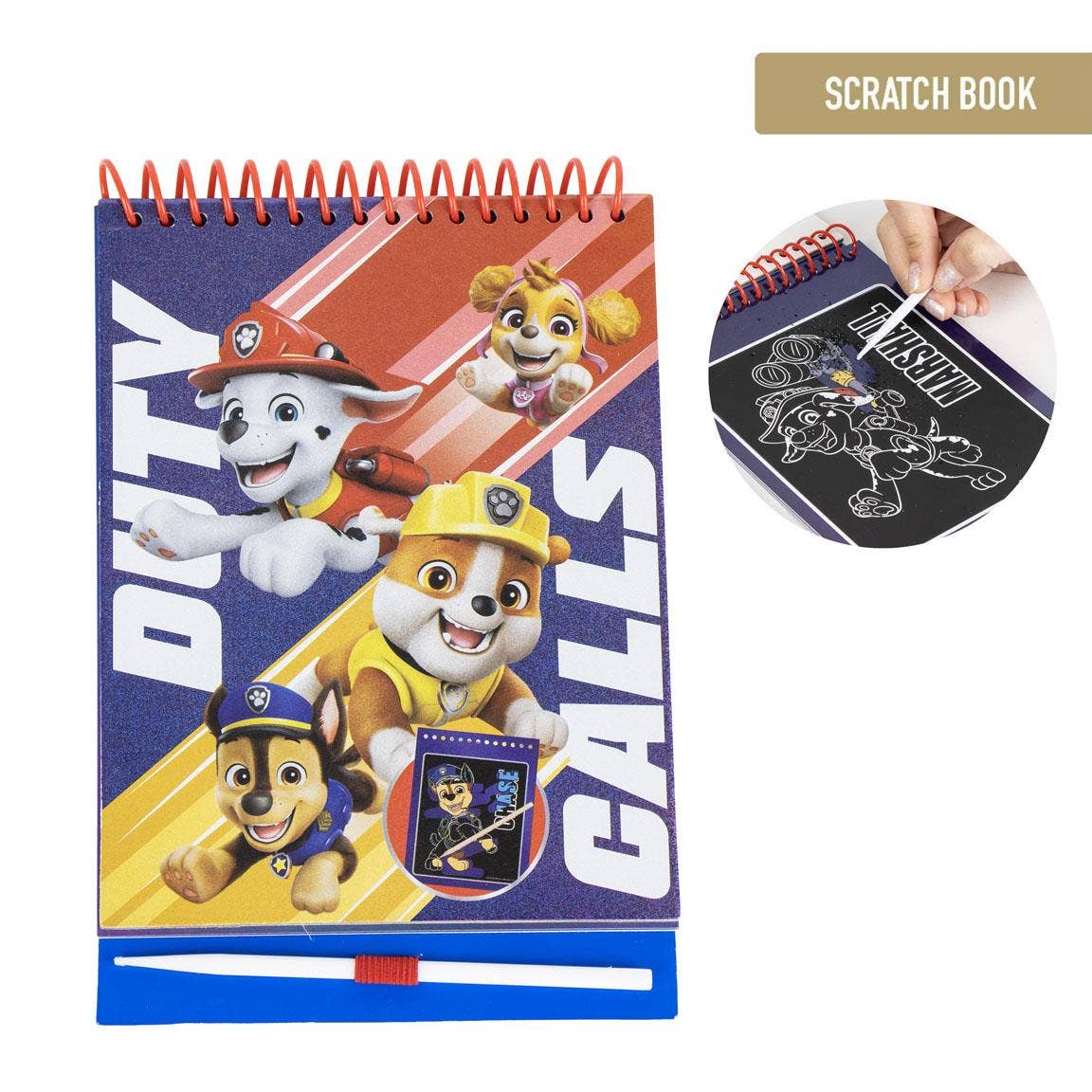 Mastoys, S.L. - Wholesale Stationery/Notecard Set - PAW PATROL SCRATCH BOOK STATIONERY SET - 27000018040