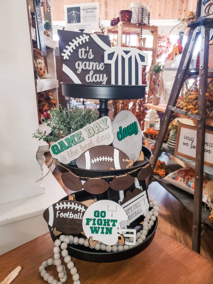 Kit per vassoio a livelli da calcio per la vendita all'ingrosso da parte di Rustic Home Co LLC