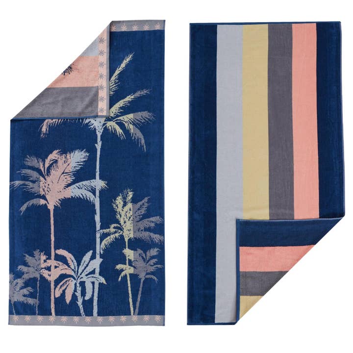 BH Collective - Wholesale Beach Towel - Beach Towels - 100% Cotton Jacquard, 2pk - Playa Collection19
