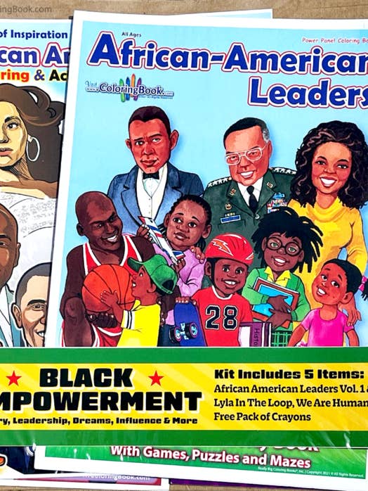 A Kid's Guide to Black Empowerment Coloring Pack for wholesale by Really Big Coloring Books | ColoringBook.com
