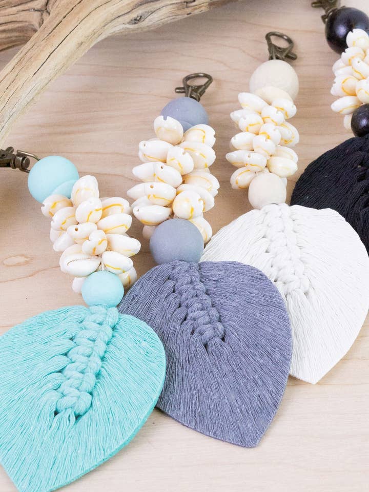 Porte-clés Coquille Feuille Bai pour la vente par Bali Queen