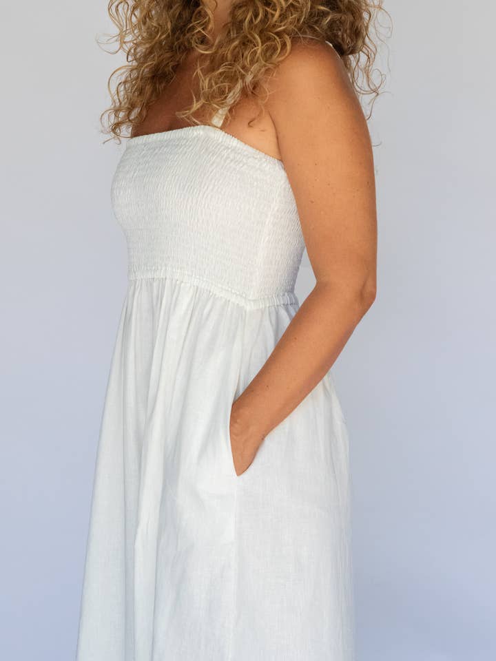 Hobo and Hatch - Wholesale Dress – Women's - Mikoha Midi Dress // Bone2