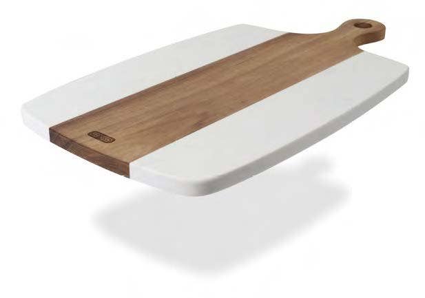 Dexas - Wholesale Cheese Board - Acacia Wood Marble Serving Board2
