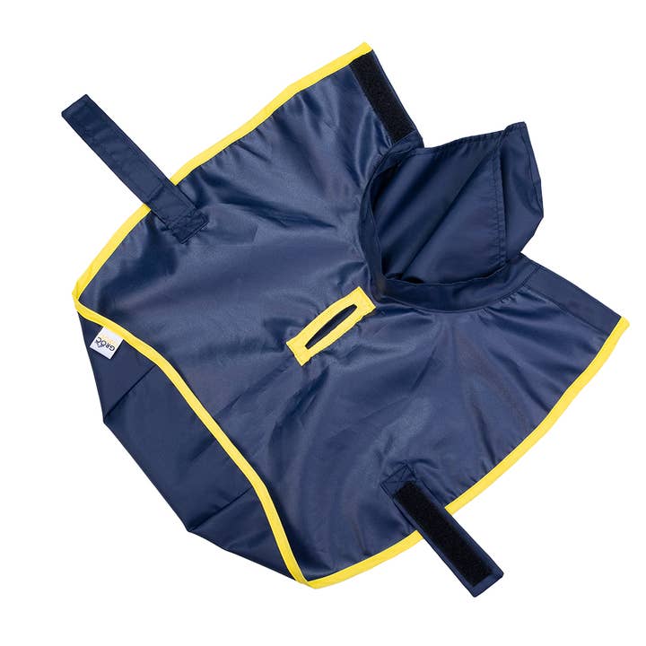 Groc Groc Lola Navy Dog Rain Coat for wholesale on Faire3