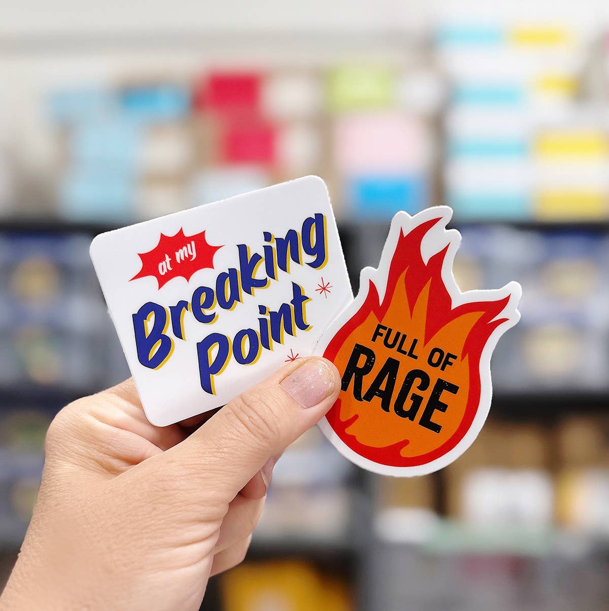 Rock Scissor Paper – wholesale Klistermärke – Full av ilska vinylklistermärke2