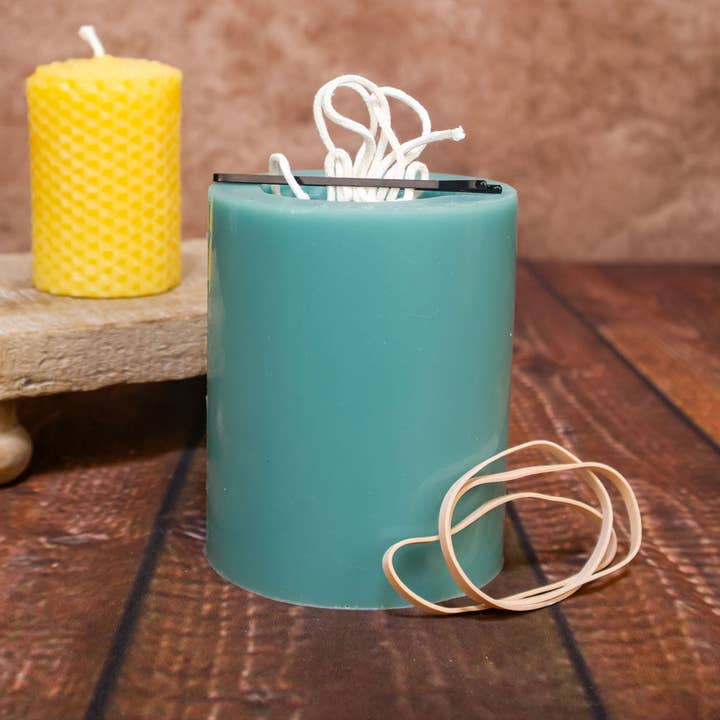 Beelite Candles - Wholesale Craft Supplies - 2x3 Honeycomb Pillar Urethane Rubber Candle Mold