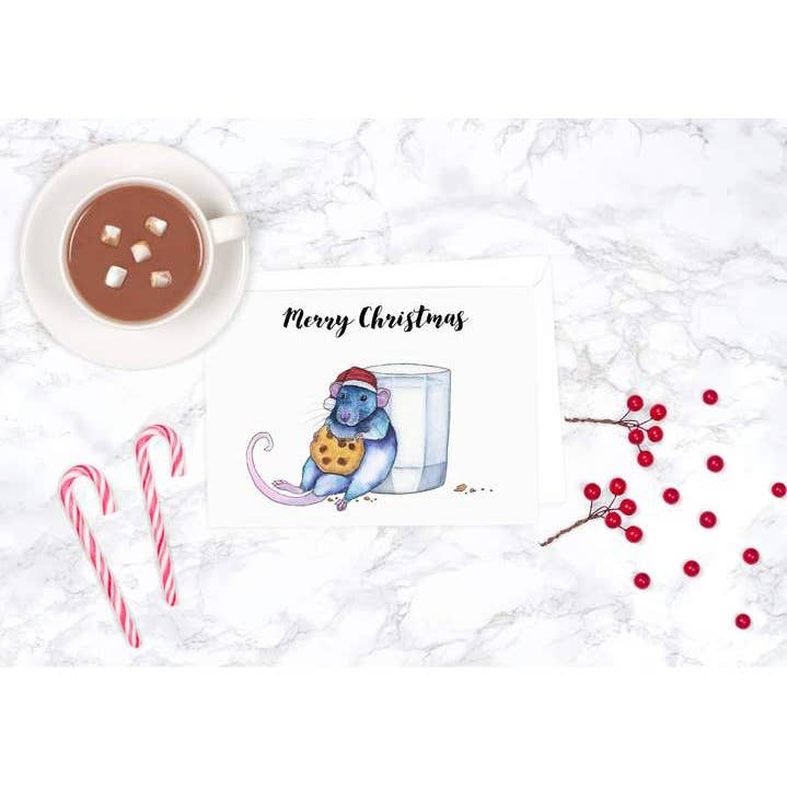 Joyeux Noël (rat biscuit) pour la vente par Alasse