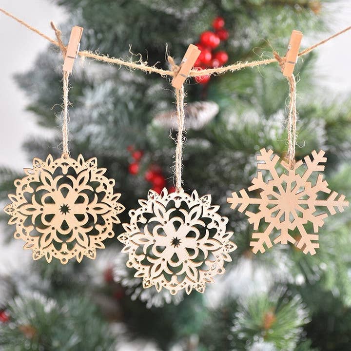 Weihnachtliche Holzkerzendekorationen für den Großhandel von ShieldChic